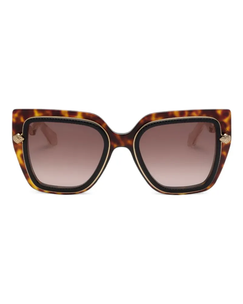 Roberto Cavalli Oversized-Sonnenbrille in Schildpattoptik - Braun Braun