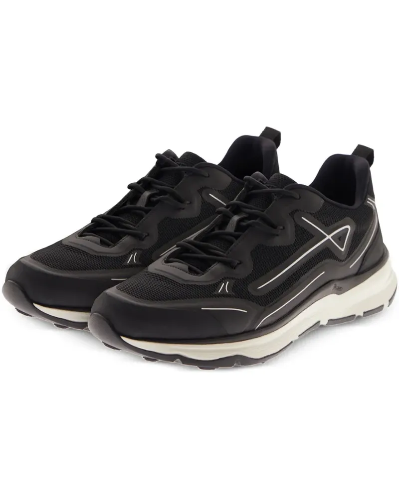 Herno Sneakers mit Schnürung - Schwarz Schwarz