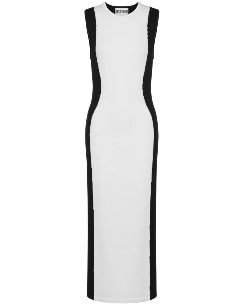 Moschino Zweifarbiges Kleid - Weiß Weiß