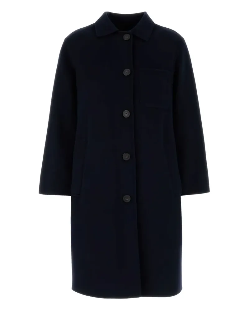 Max Mara Zenone Mantel - Blau Blau