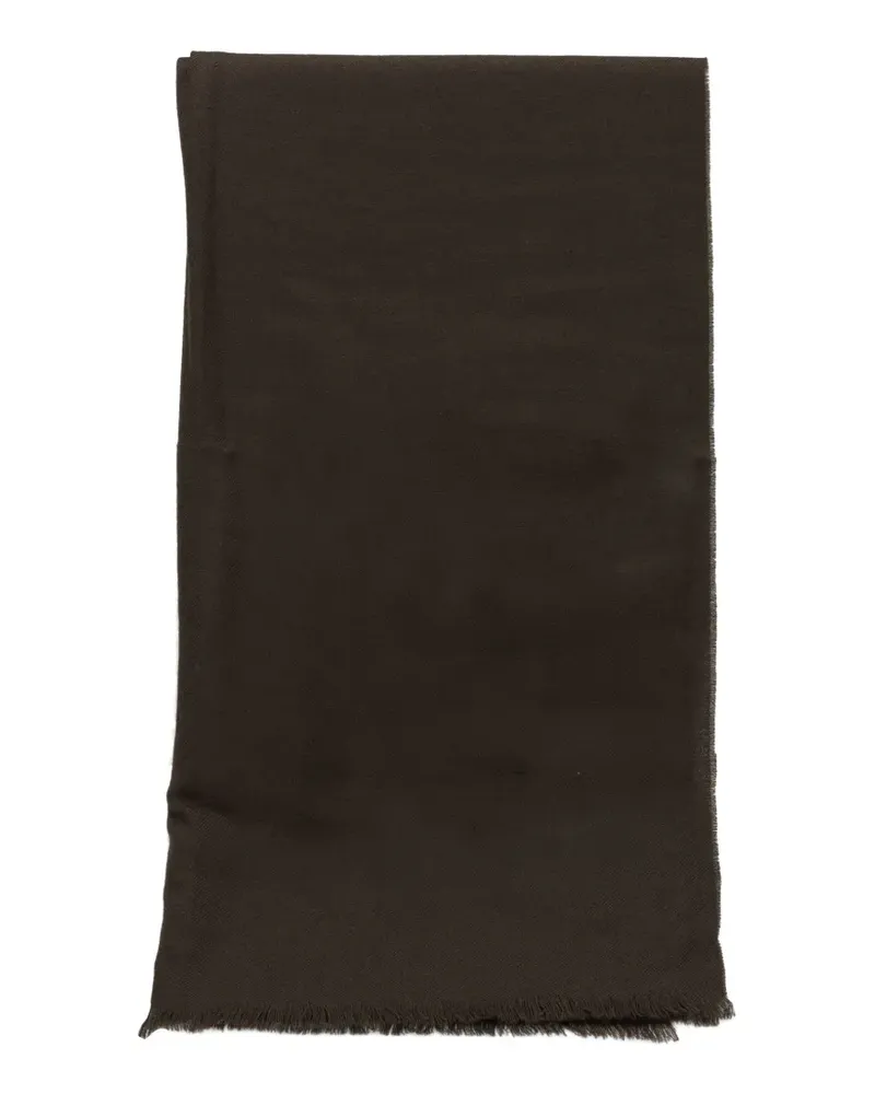 Destin fringed-edge scarf - Braun Braun