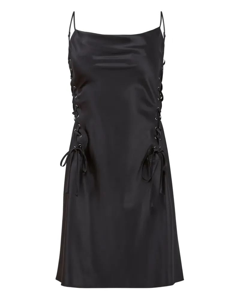 Fleur Du Mal Ella Minikleid - Schwarz Schwarz