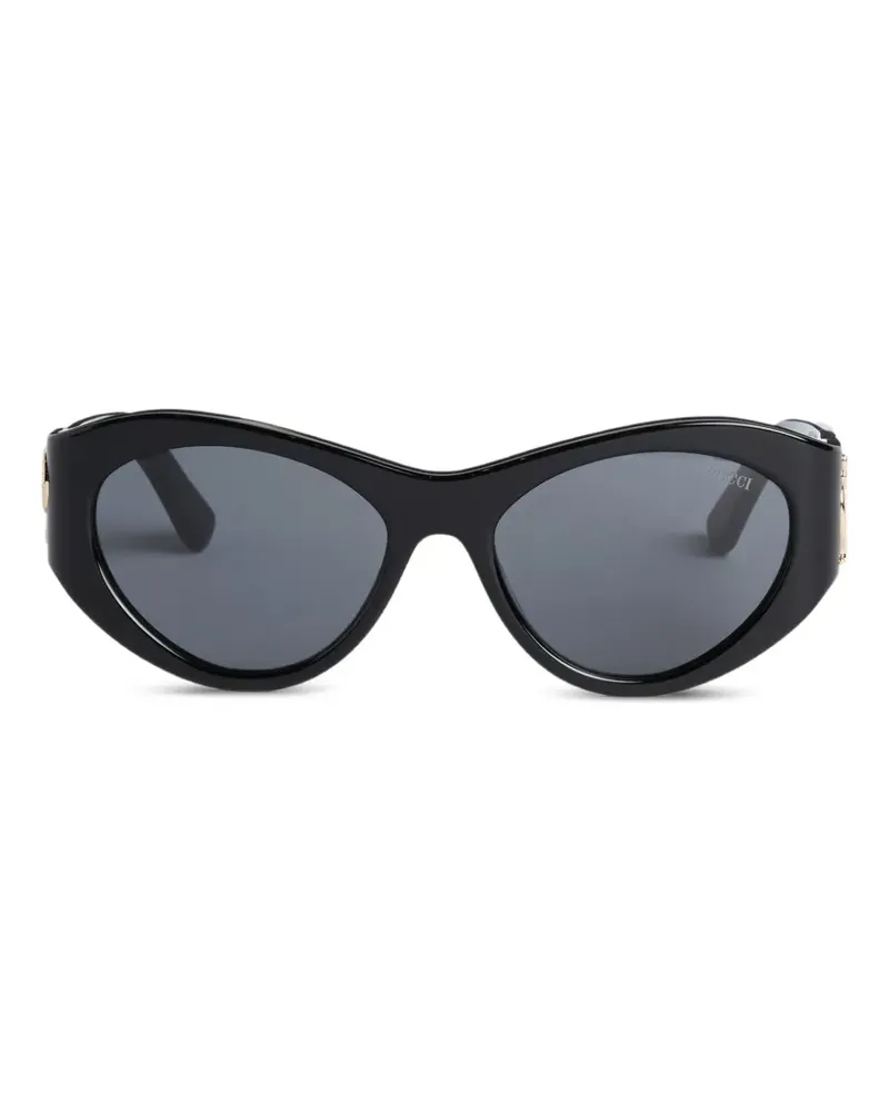 Emilio Pucci Cat-Eye-Sonnenbrille - Schwarz Schwarz