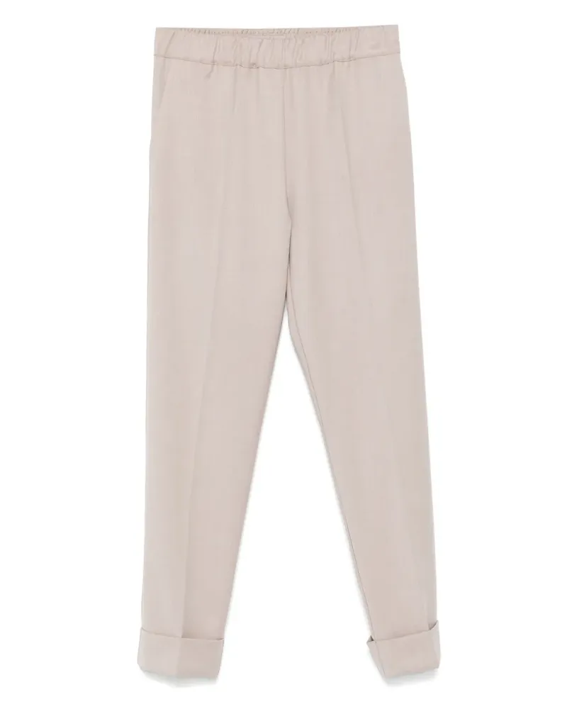 D.EXTERIOR Hose mit elastischem Bund - Nude Nude