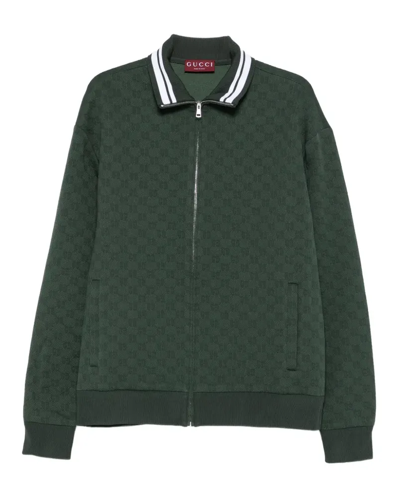 Gucci Jacke mit Logo-Muster - Grün Grün
