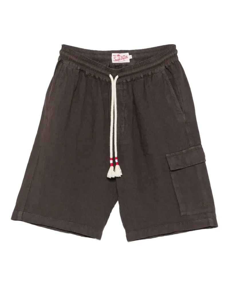 MC2 Saint Barth Marseille Shorts mit Kordelzug - Braun Braun