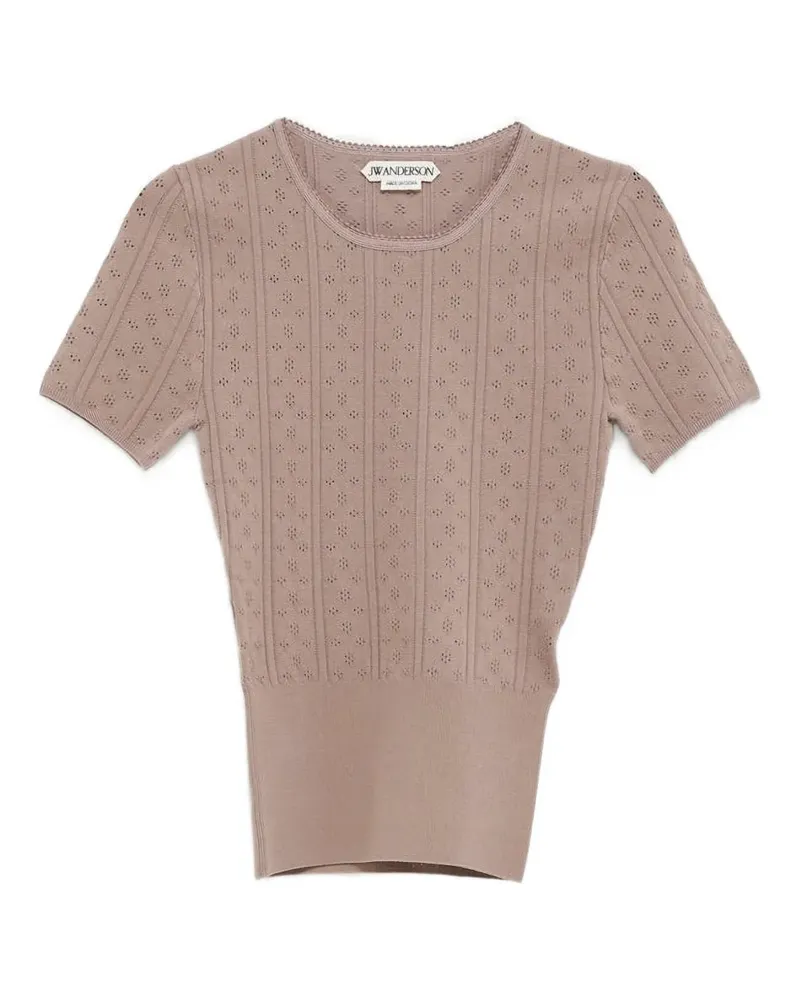 J.W.Anderson Pointelle T-Shirt - Nude Nude