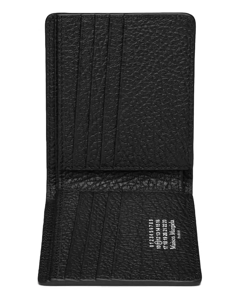 Maison Margiela Kartenetui mit Ziernähten - Schwarz Schwarz
