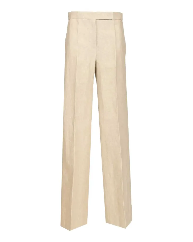 Max Mara Ginnico pressed-crease trousers - Nude Nude