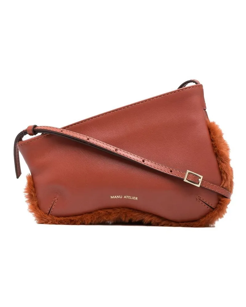 Manu Atelier Handtasche mit Reißverschluss - Rot Rot