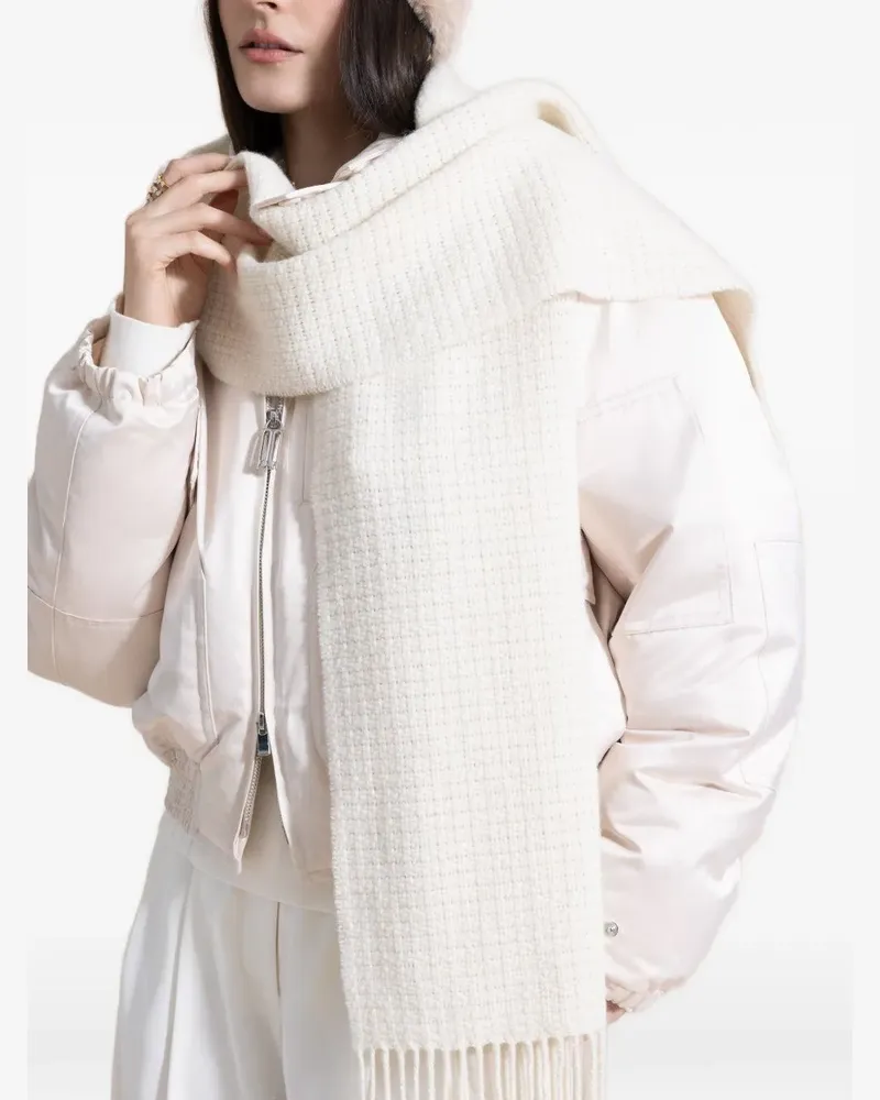 Rag & Bone Mila fringed scarf - Nude Nude