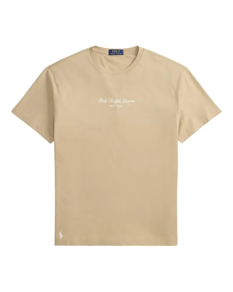 Ralph Lauren T-Shirt mit Logo-Print - Nude Nude