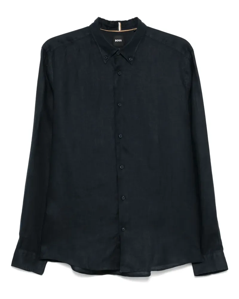 HUGO BOSS Liam Hemd - Blau Blau