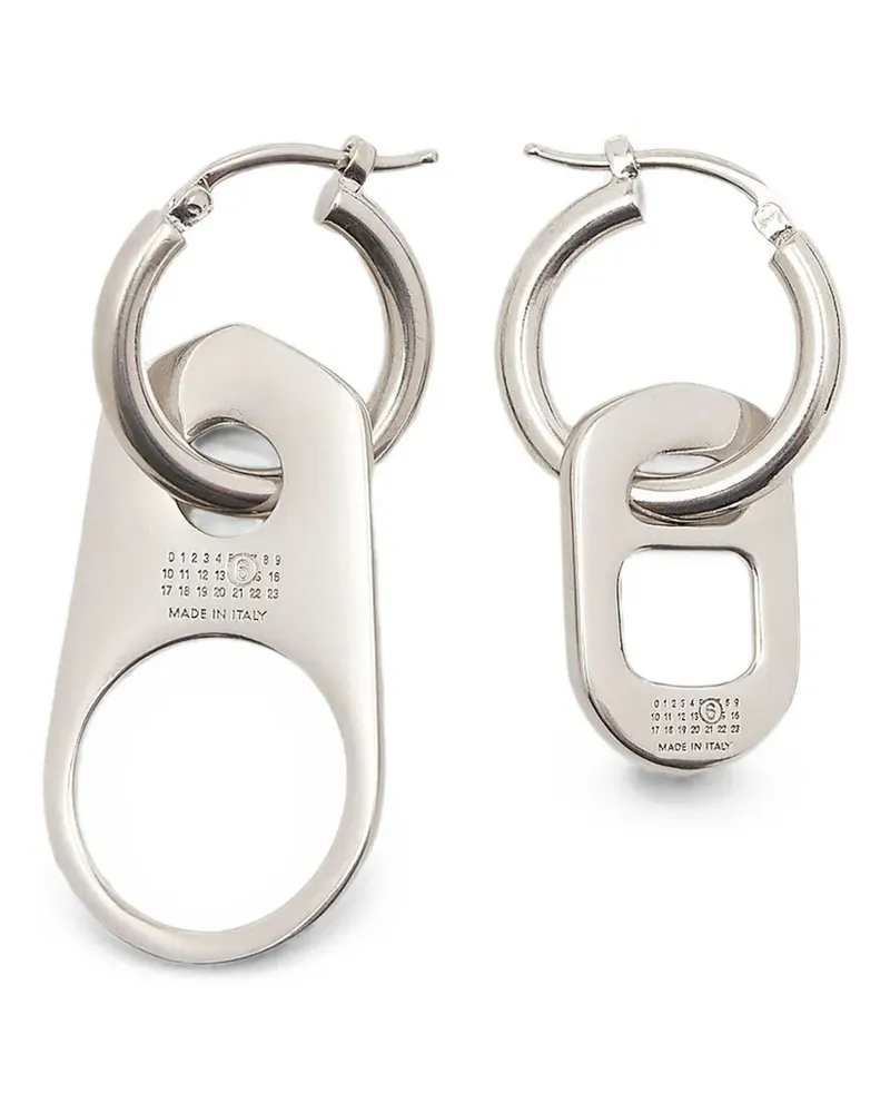 Maison Margiela bottle cap drop earrings - Silber Silber