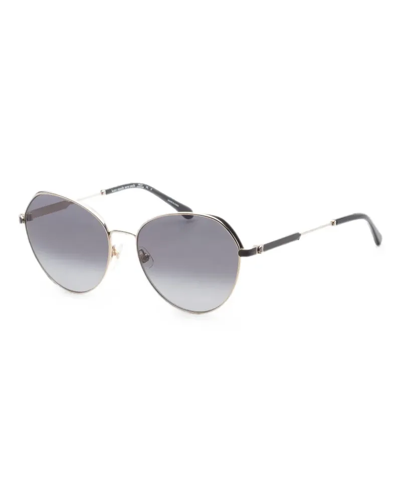 Kate Spade Runde Octavia Sonnenbrille - Gold Gold