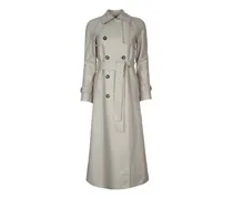 Trenchcoat mit Raglanärmeln - Nude
