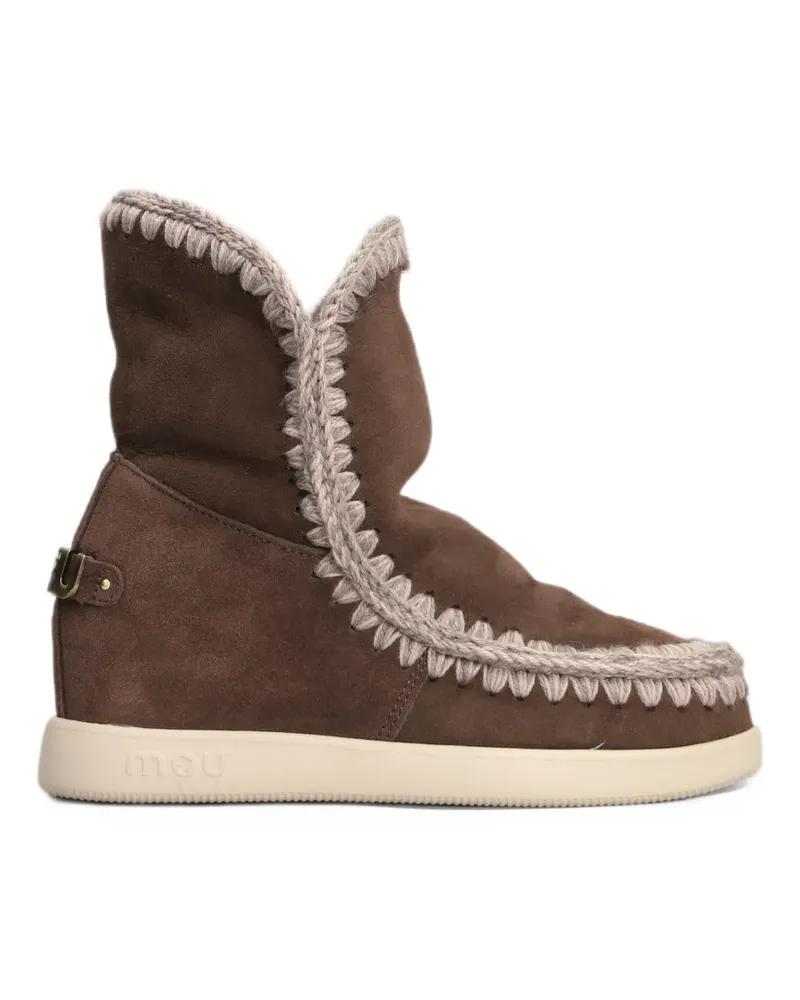 Mou crochet-trim ankle boots - Braun Braun