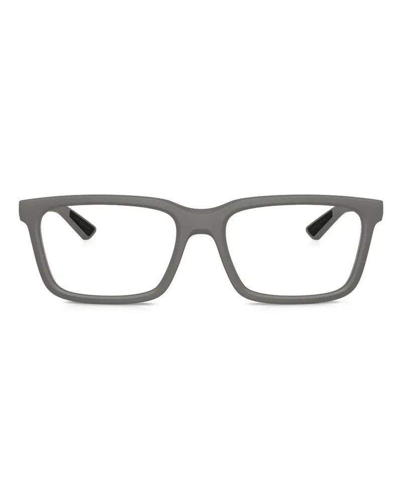 Prada Brille mit eckigem Gestell - Grau Grau