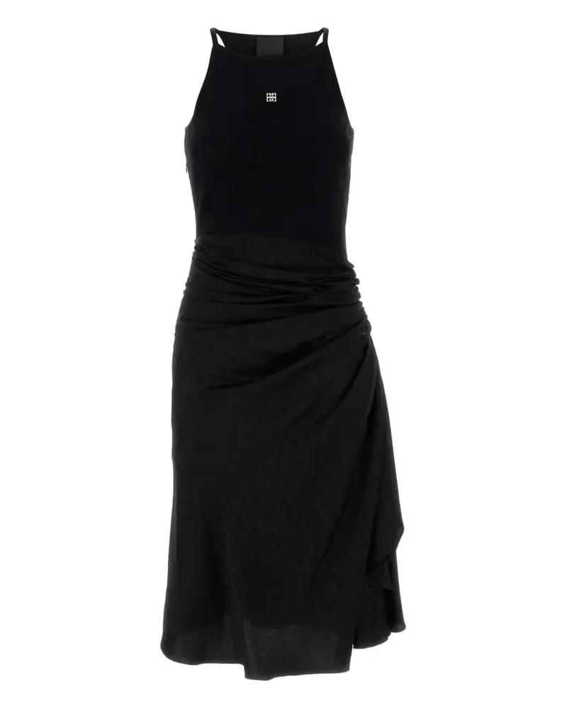 Givenchy Midikleid mit Einsätzen - Schwarz Schwarz