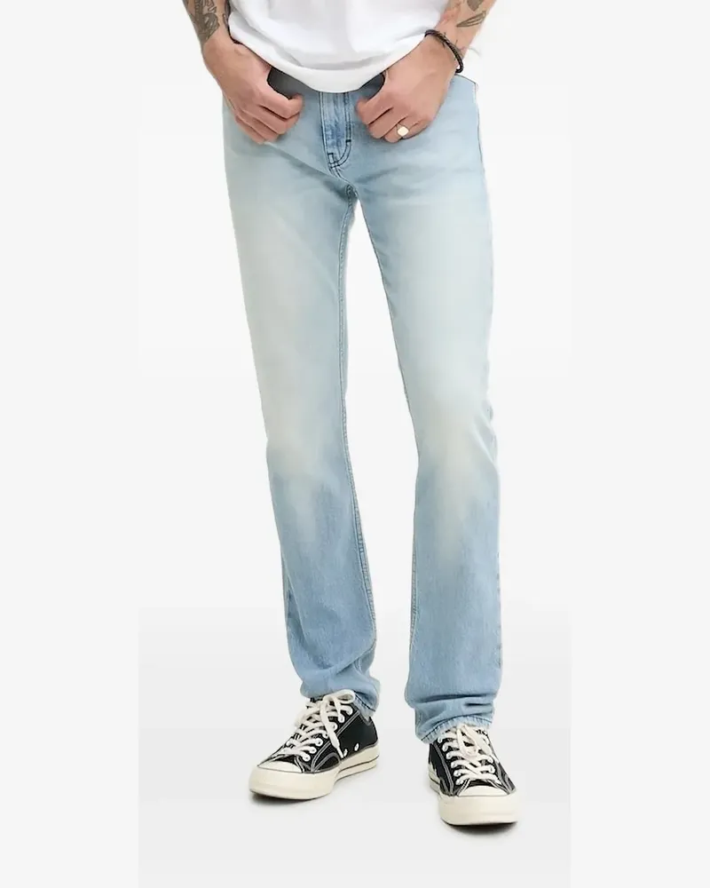 HUGO BOSS Ausgeblichene Jeans - Blau Blau
