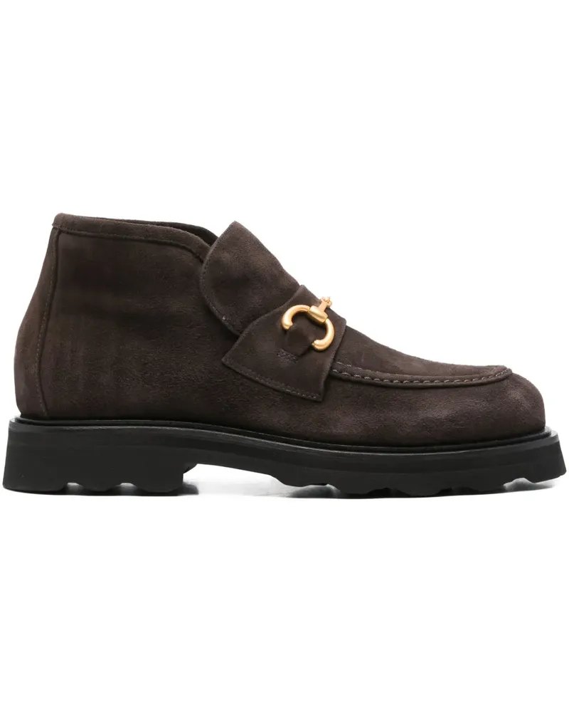 POMME D'OR Nicky suede loafers - Braun Braun