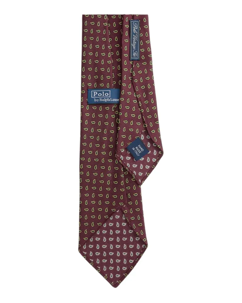 Ralph Lauren Krawatte aus Seide mit Paisley-Print - Rot Rot