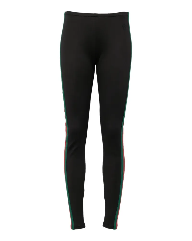 Gucci Hose mit Webstreifen - Schwarz Schwarz