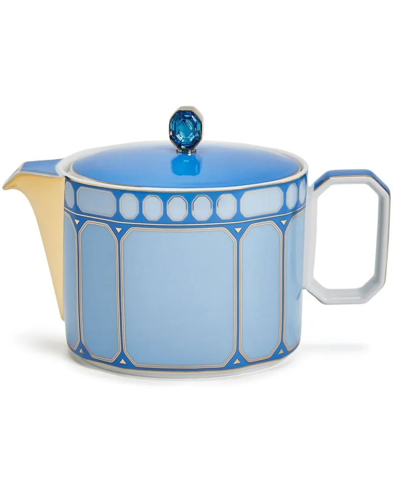 Rosenthal Signum Teekanne aus Porzellan Blau