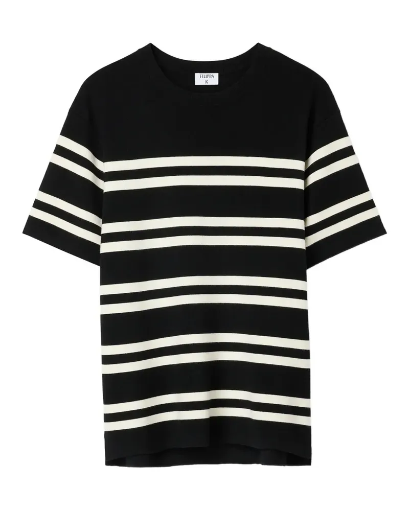 Filippa K Milano horizontal-stripe T-shirt - Schwarz Schwarz