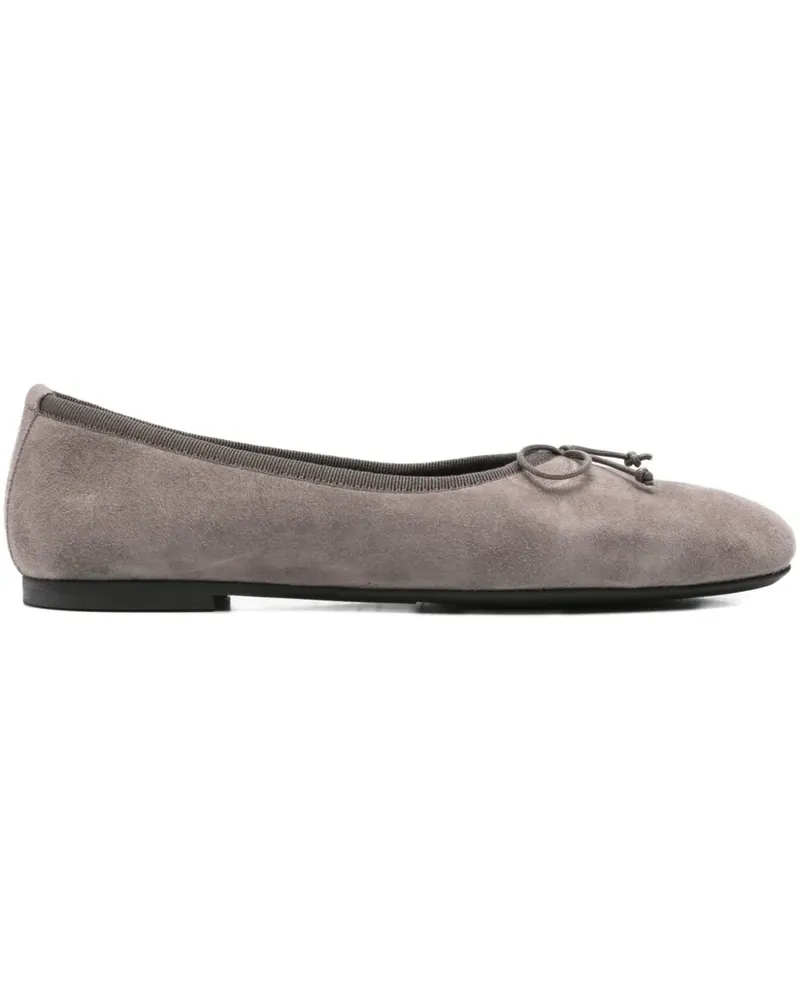 Fabio Rusconi bow-detail ballerina shoes - Nude Nude