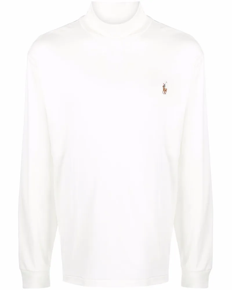Ralph Lauren Sweatshirt mit Polo Pony-Stickerei - Weiß Weiß