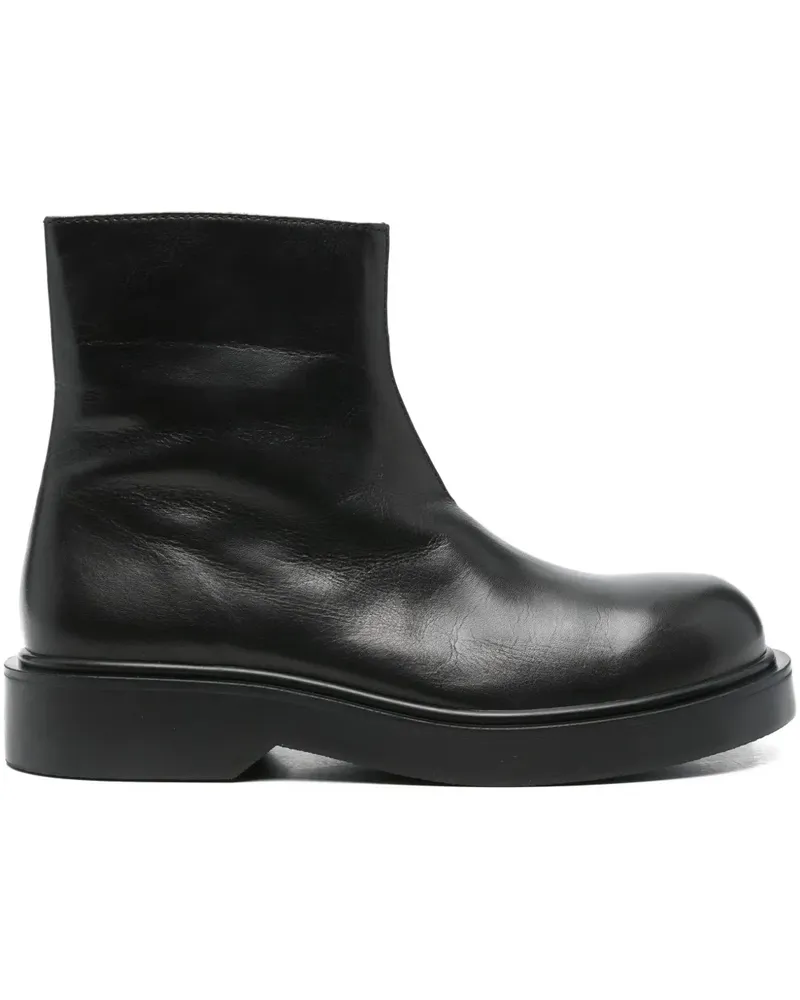 Sandro Stiefel mit Plateau - Schwarz Schwarz