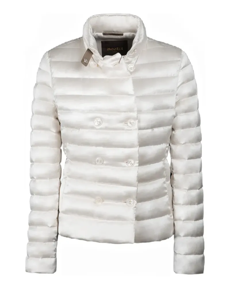 MOORER Clement double-breasted puffer jacket - Weiß Weiß