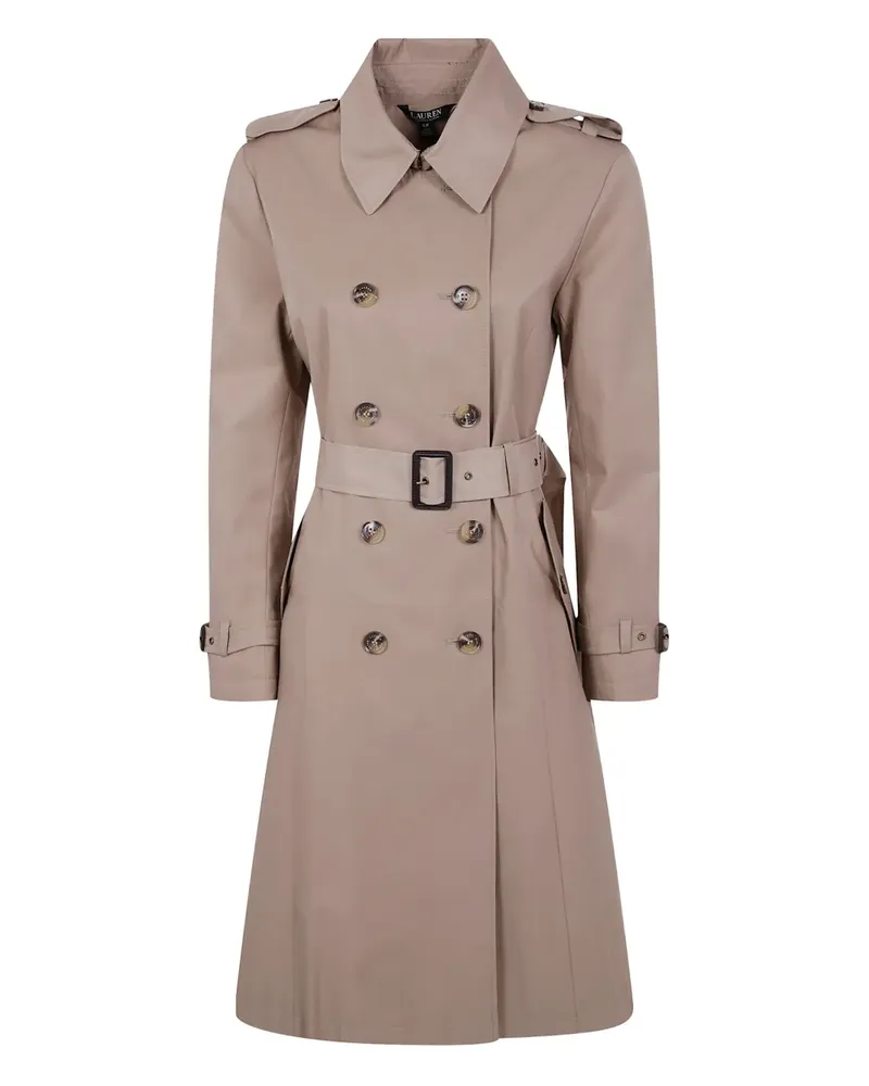 Ralph Lauren Trenchcoat mit Gürtel - Nude Nude