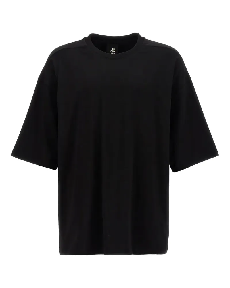 THOM KROM T-Shirt mit Rundhalsausschnitt - Schwarz Schwarz