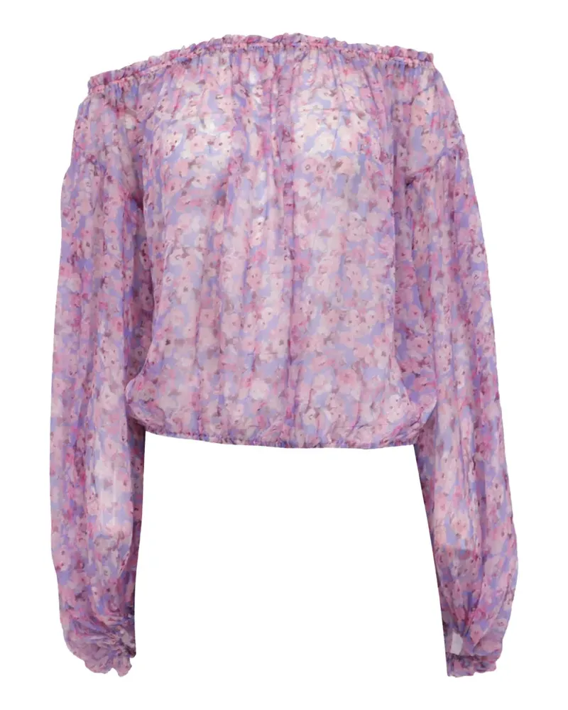 Caroline Constas Odessa floral-print top - Violett Violett