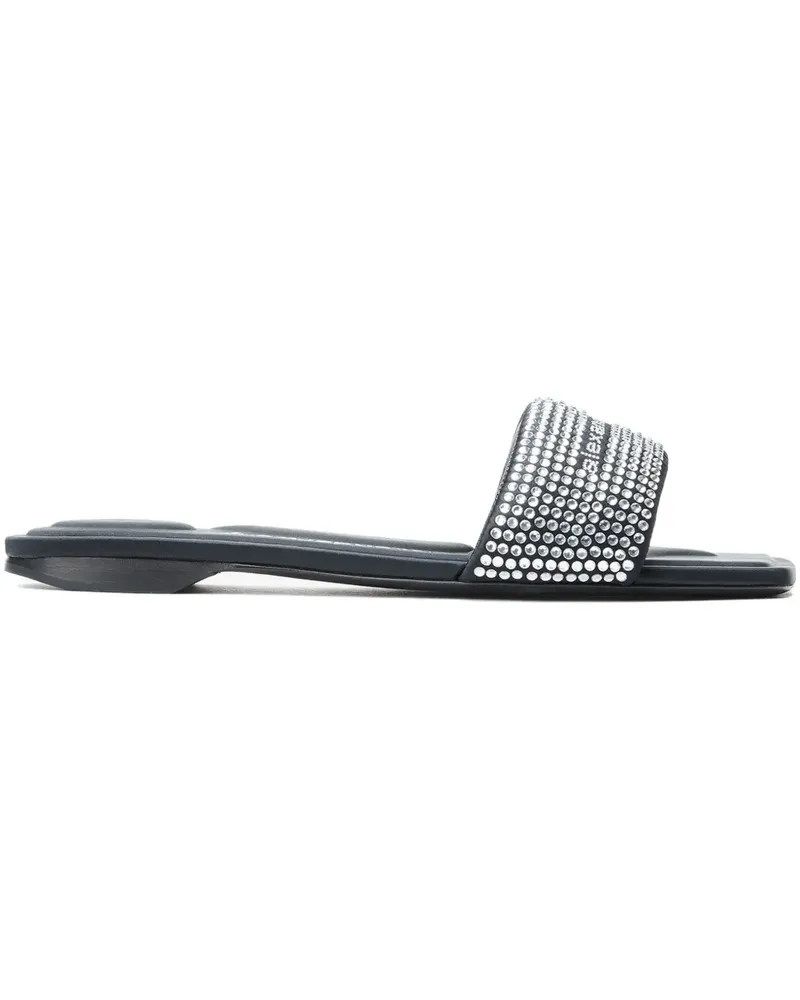 Alexander Wang Sandalen mit Strass - Schwarz Schwarz