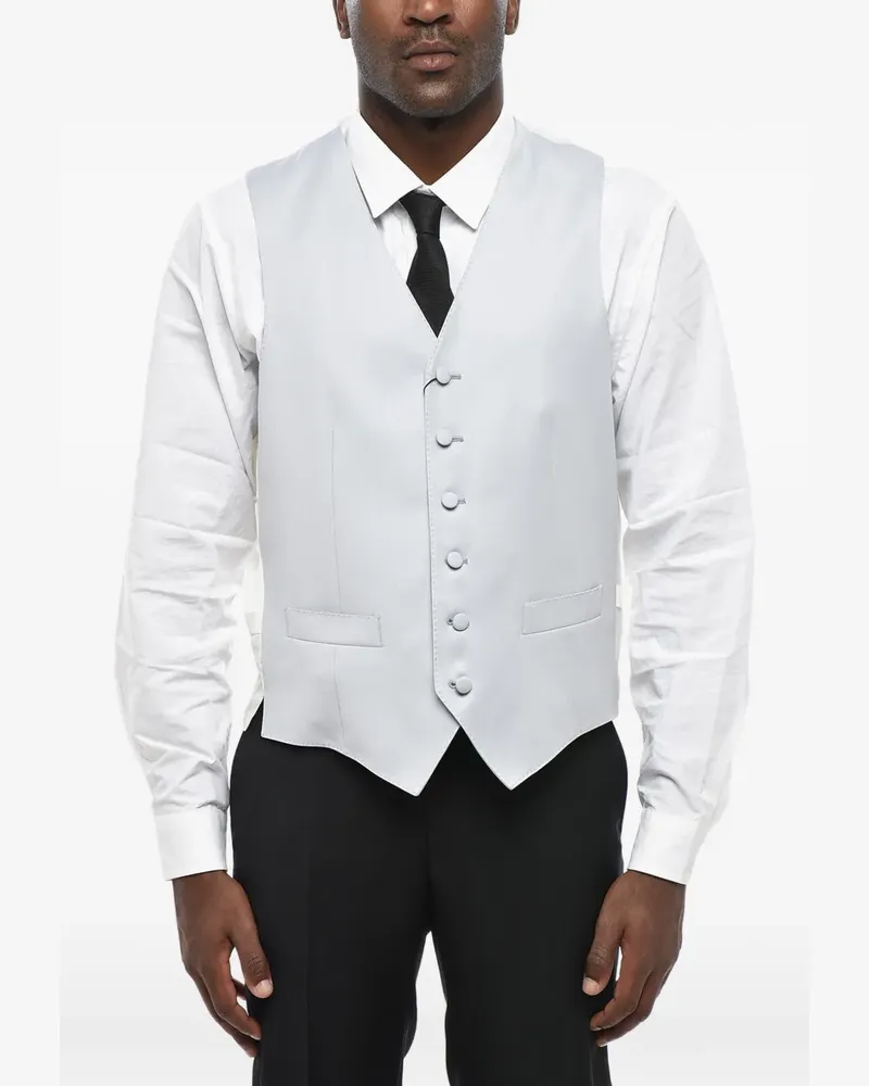 Corneliani Mantua virgin-wool waistcoat - Grau Grau