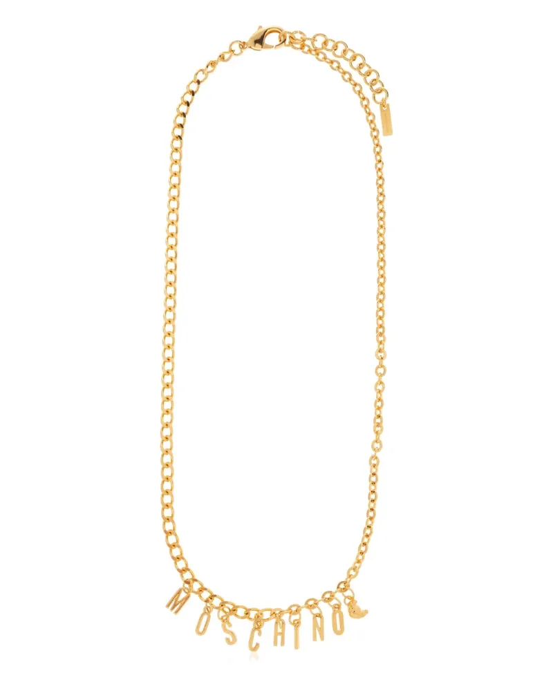 Moschino Halskette mit Logo - Gold Gold