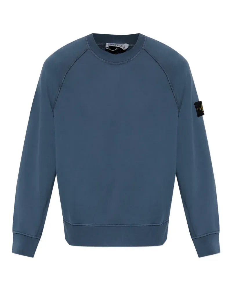 Stone Island raglan sleeves comfort-fit crewneck sweater - Blau Blau