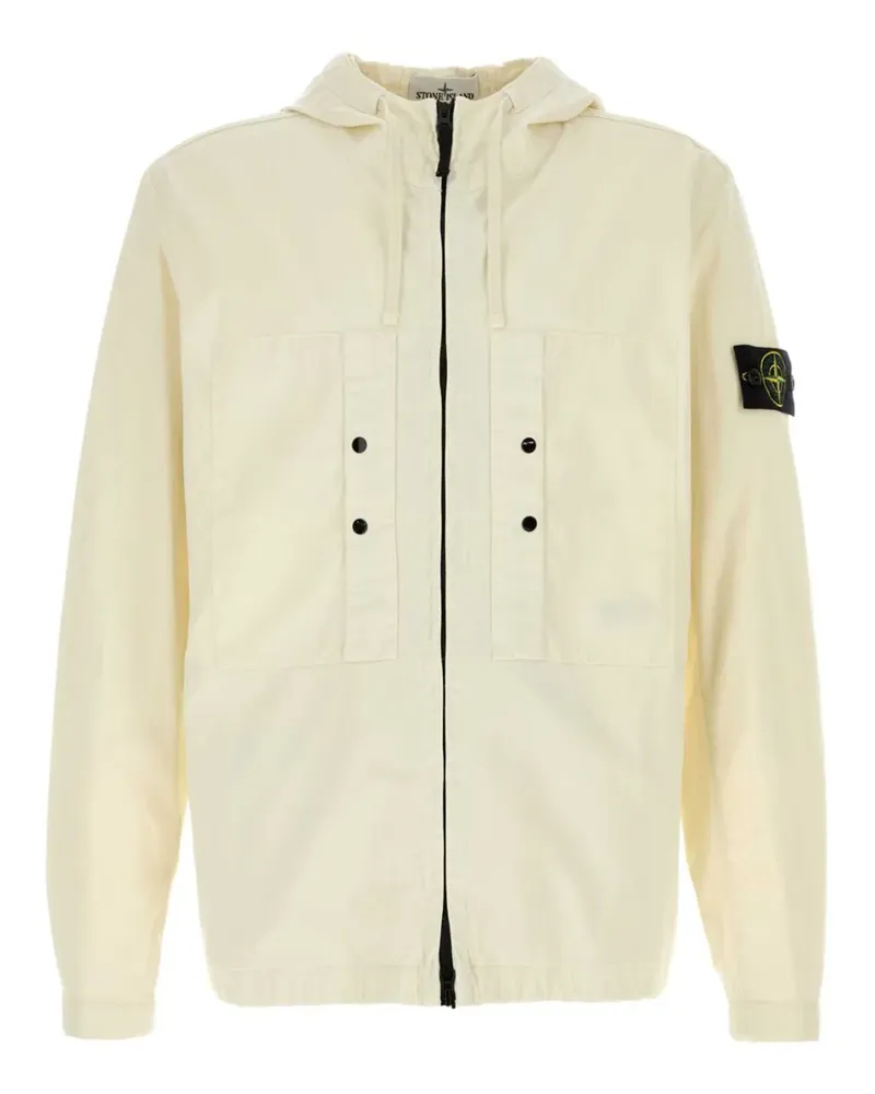 Stone Island Jacke mit Kapuze - Gelb Gelb