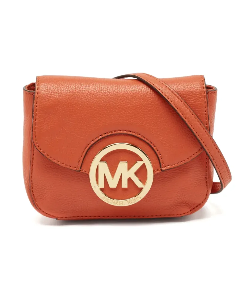 Michael Kors Pre-owned Umhängetasche mit Fulton-Schild - Orange Orange