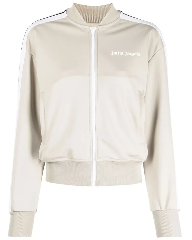Palm Angels Sportjacke mit Logo-Print - Nude Nude