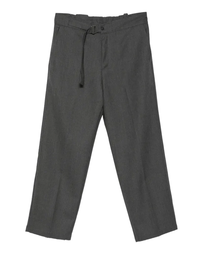 Costumein John Hose mit geradem Bein und Gürtel - Grau Grau