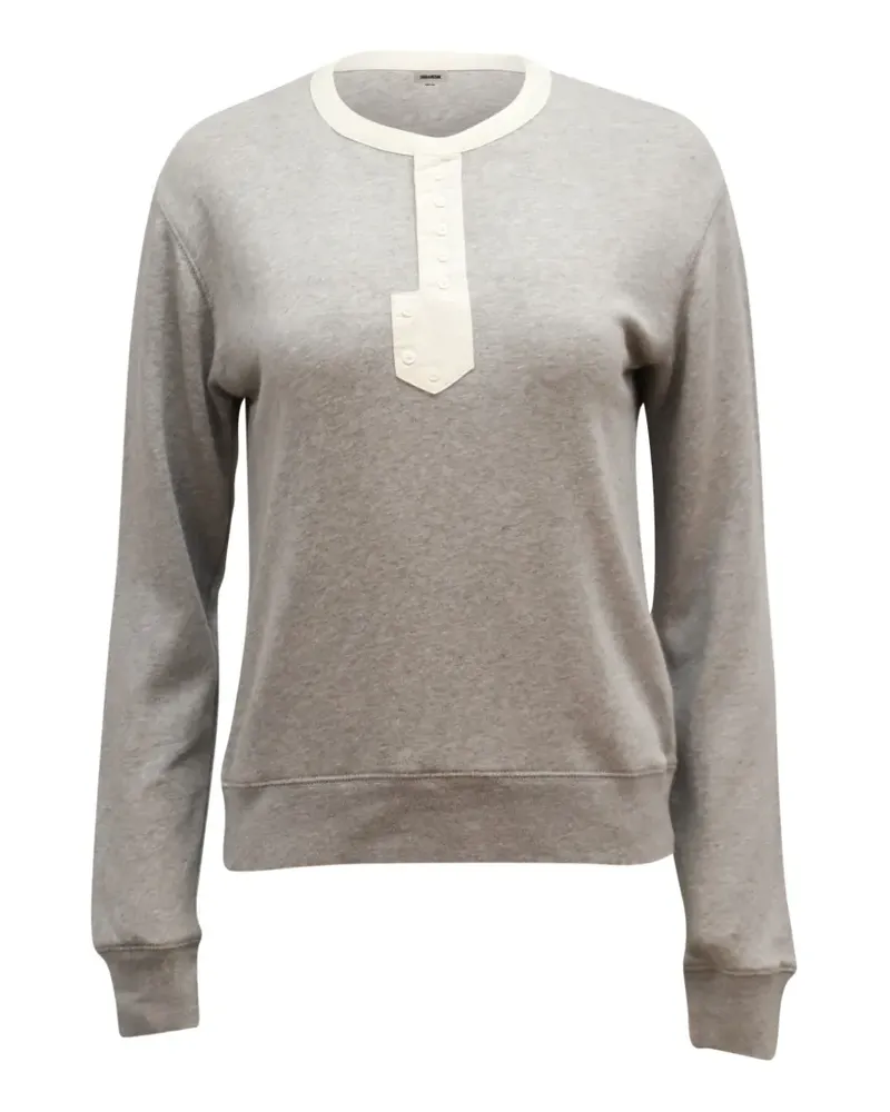 Zadig & Voltaire Watson Pullover mit Logo - Grau Grau