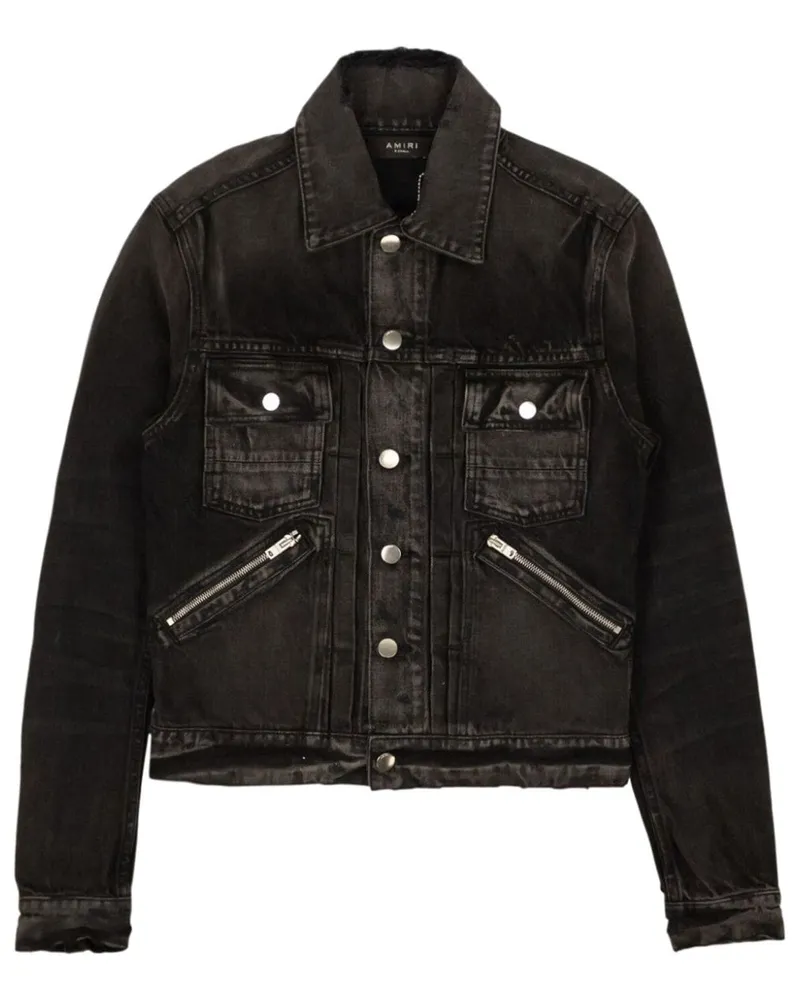 Amiri Chemist Star Jeansjacke - Schwarz Schwarz