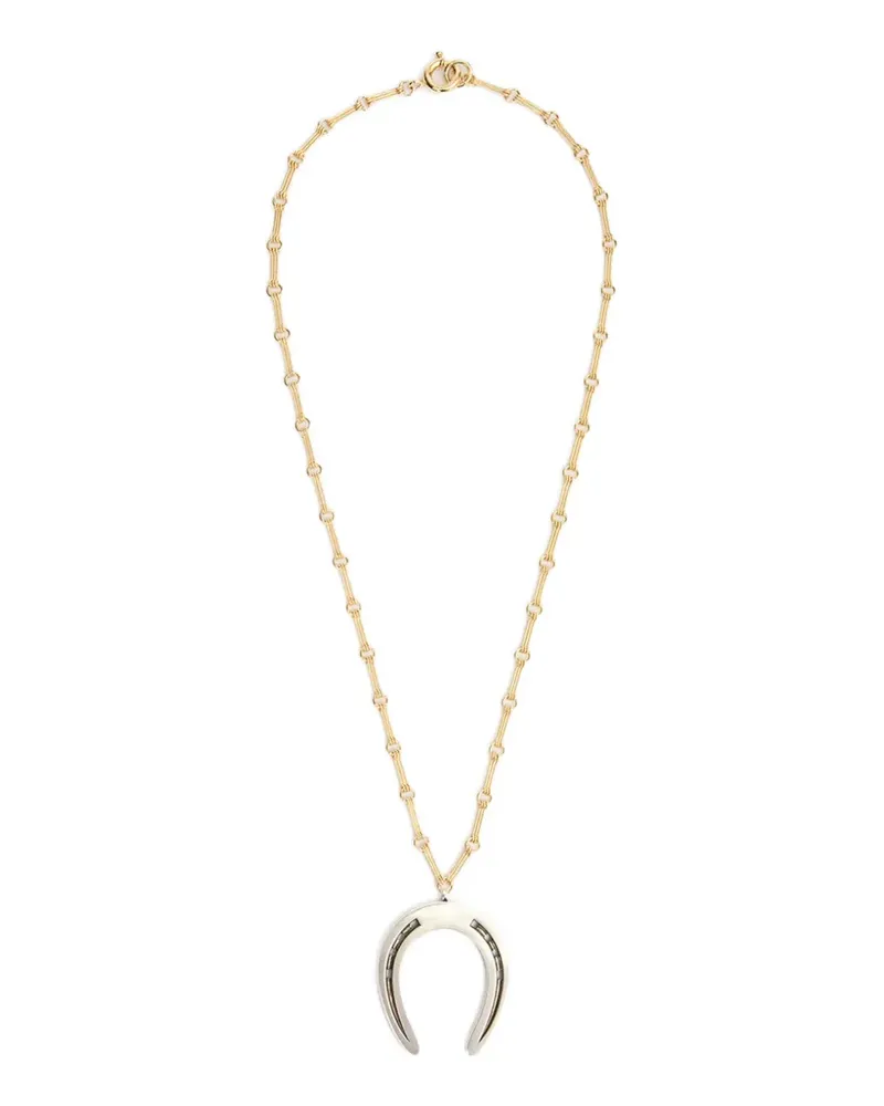 Isabel Marant Byrne Halskette mit Hufeisenanhänger - Gold Gold