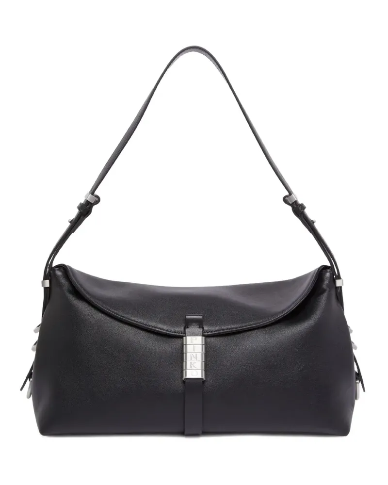 Pinko Schultertasche aus Leder - Schwarz Schwarz