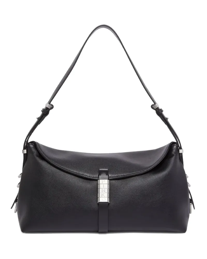 Pinko Schultertasche aus Leder - Schwarz Schwarz