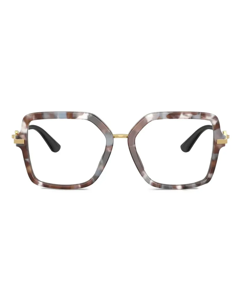 Dolce & Gabbana DG3396 Brille mit geometrischen Gestell - Grau Grau
